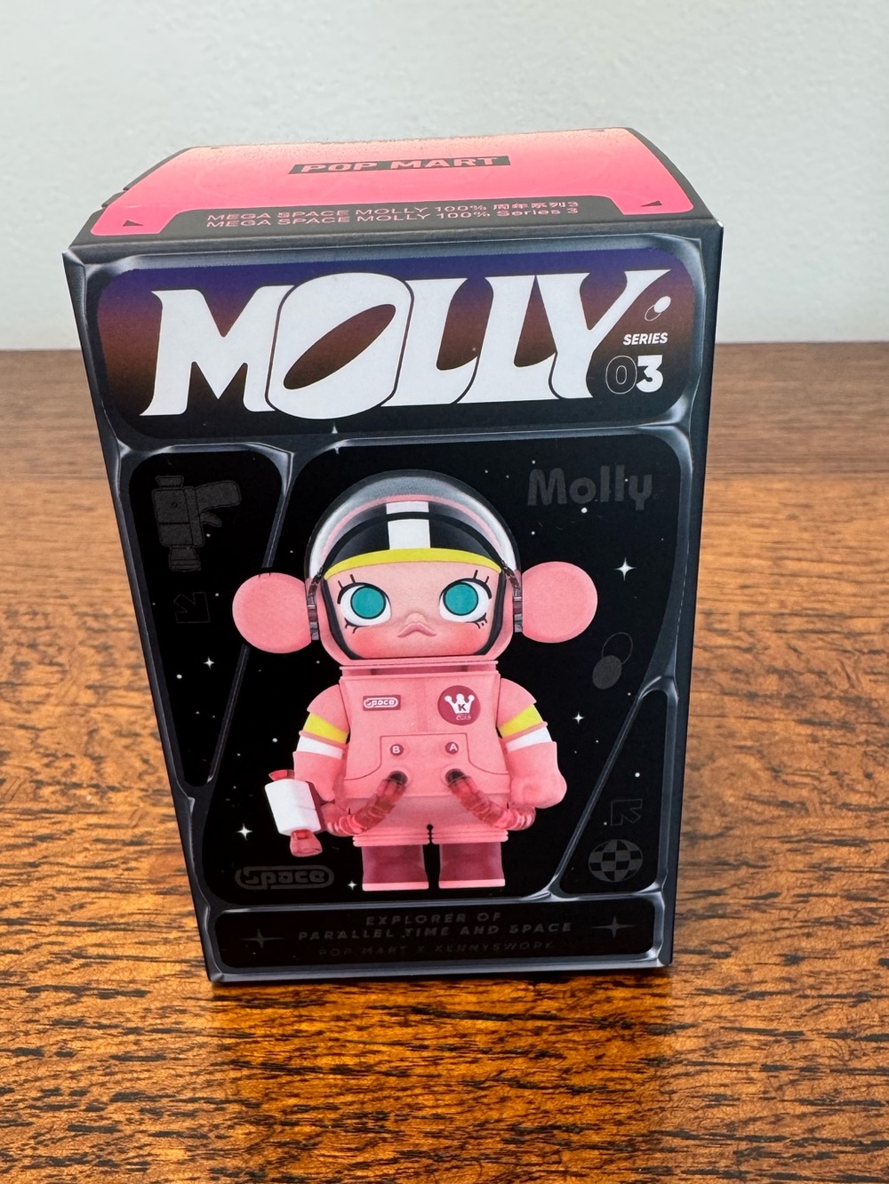 POP MART Mega Space Molly 100% Series 3 Gary Baseman - Toby the Cat - Open Box